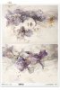 dekoracyjne wzory, motywy kwiatowe, bukiet kwiatów, Ogród Muz, Garden of Muses * Mulberry decoupage paper FPA1005, decorative patterns, floral motifs, bouquet of flowers, Garden of Muses *Seria Garden of Muses